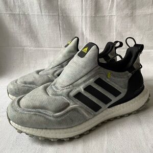 Adidas UltraBoost Cold RDY Lab Laceless Running Shoes Cloud Mens Size 7.5 FZ3982